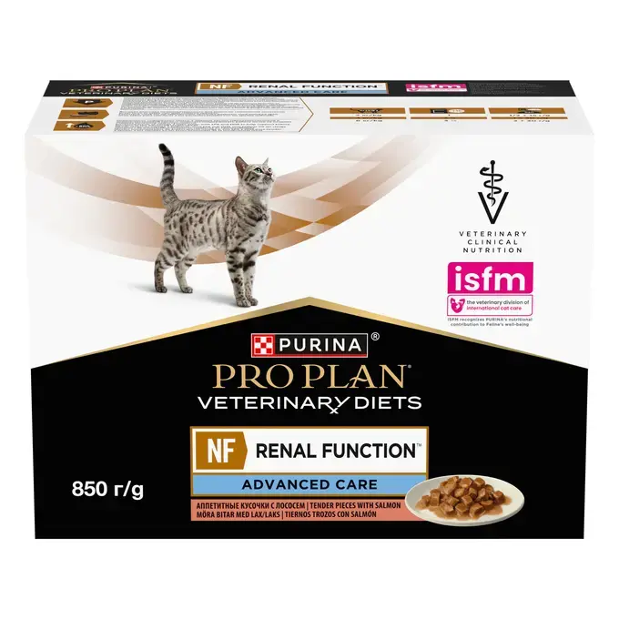 Purina PRO PLAN NF Renal Function Advanced Care cu Somon în Sos – Hrană umedă pisici 85g [1]