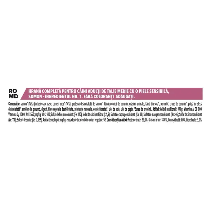 Purina PRO PLAN Sensitive Skin Medium Adult cu Somon – hrană uscată pentru câini [5]