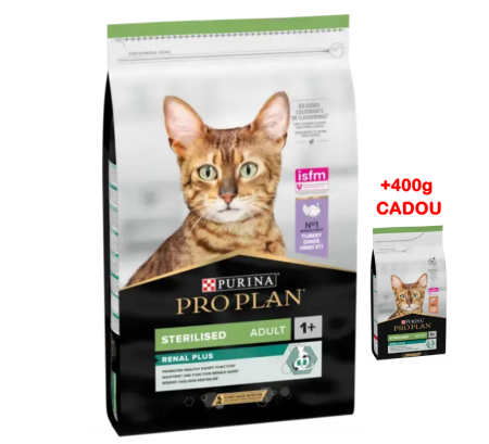 Hrana Uscata - Purina PRO PLAN Sterilised Adult RENAL PLUS cu Curcan – Hrană uscată pentru pisici sterilizate