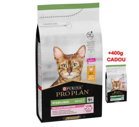 Hrana Uscata - Purina PRO PLAN Sterilised Adult, Sensitive Digestion, Hrană Uscată pentru Pisici, 10kg
