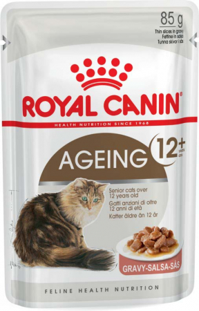 Royal Canin Ageing 12+, Hrana umedă pentru pisici Senioare, Plic 85g