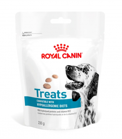 Recompense & Snacks - Royal Canin Hypoallergenic Treats recompense câini sensibili 230g
