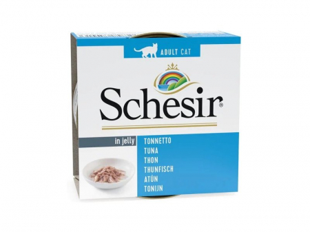 Pisici - schesir-ton-jeleu-conserva-hrana-umeda-pisici-85g