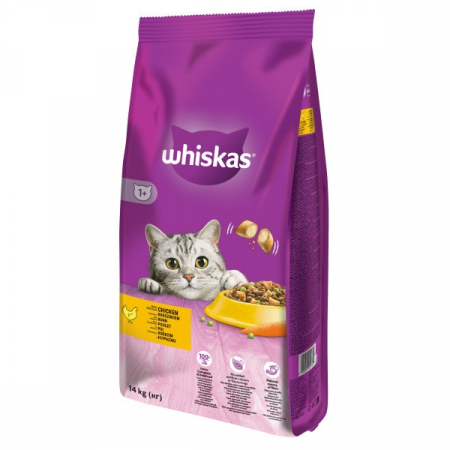 Whiskas Hrana uscată pentru pisici Adult cu Pui - 14kg [1]