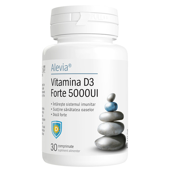 Vitamina D3 Forte 5000UI, 30 comprimate [1]