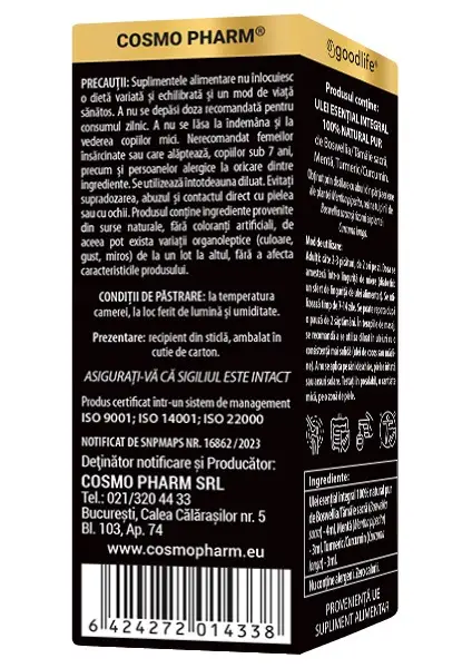+3 PAIN ulei esential pentru dureri articulare, 10ml [2]