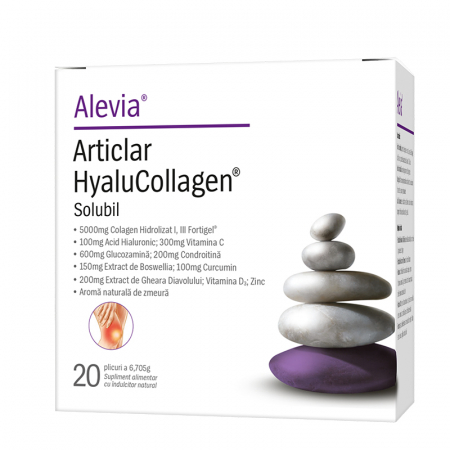 Suplimente sportivi - Articlar HyaluCollagen Solubil, 20 plicuri