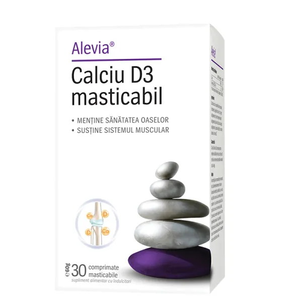 Alte categorii - Calciu D3 masticabil 30comprimate