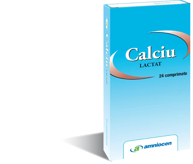 Vitamine si minerale - Calciu lactat 24tablete