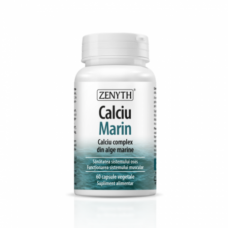 Vitamine si minerale - Calciu Marin, 60 capsule,