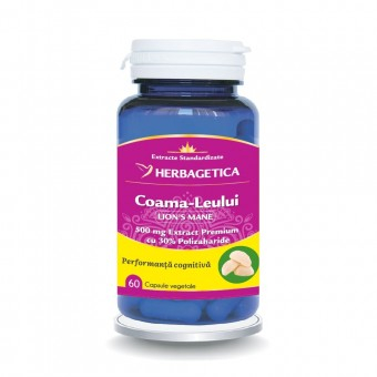 Memorie si concentrare - Coama leului , lions mane , 60 capsule