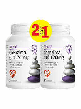 Afectiuni cardiovasculare - Coenzima Q10 120mg 30+30comprimate
