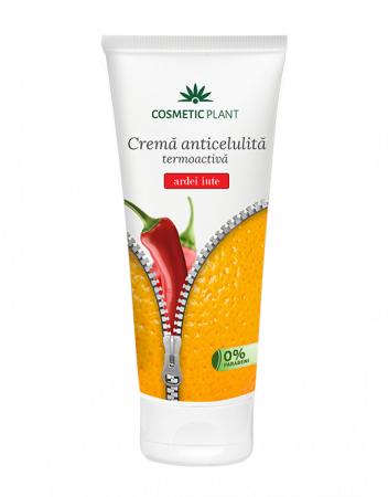 Antivergeturi / Anticelulitice - CREMĂ ANTICELULITICĂ TERMOACTIVĂ CU ARDEI IUTE X200ML