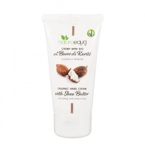 Ingrijire corp - Crema organica de maini cu unt de shea, 50 ml