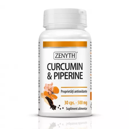 Afectiuni oncologice - Curcumin și Piperine ,30capsule