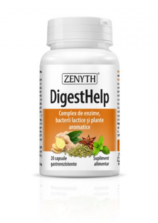 Enzime digestive - Digesthelp,  20capsule