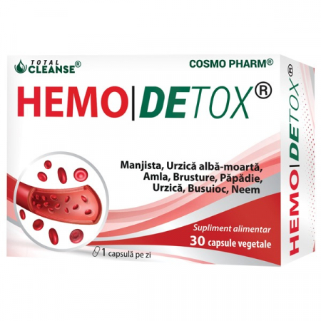 Afectiuni oncologice - Hemodetox, 30capsule,