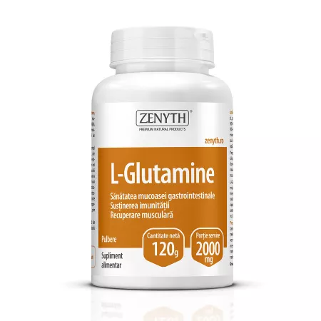 Afectiuni gastro intestinale - L-glutamina pulbere, 120 g