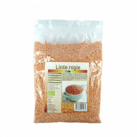 Leguminoase - Linte rosie eco ,500g ,Deco
