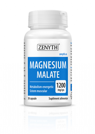 Vitamine si minerale - Magneziu Malate 1200mg, 30capsule