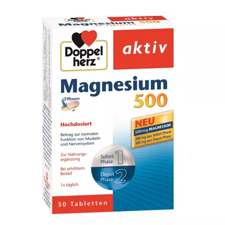 Tonice - Magneziu 500mg, 30 comprimate
