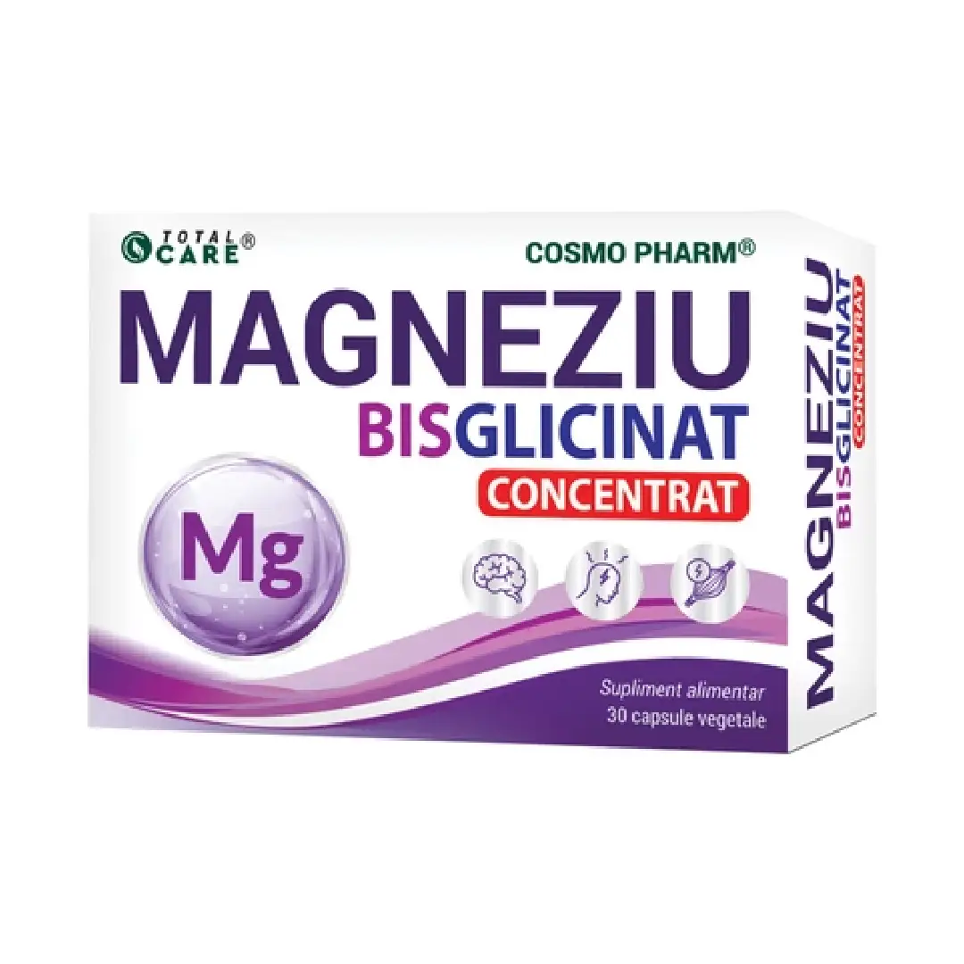 Alte categorii - Magneziu Bisglycinat concentrat 30 cps