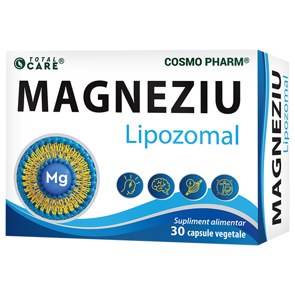 Suplimente sportivi - Magneziu Lipozomal pentru absorbtie maxima , 30 capsule