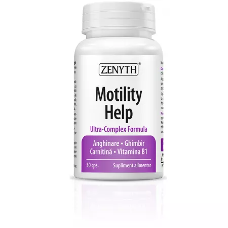 Afectiuni hepatice si biliare - Motility Help,30capsule