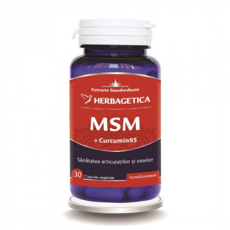 SUPLIMENTE ALIMENTARE - Msm +Curcumin 95, 30cps