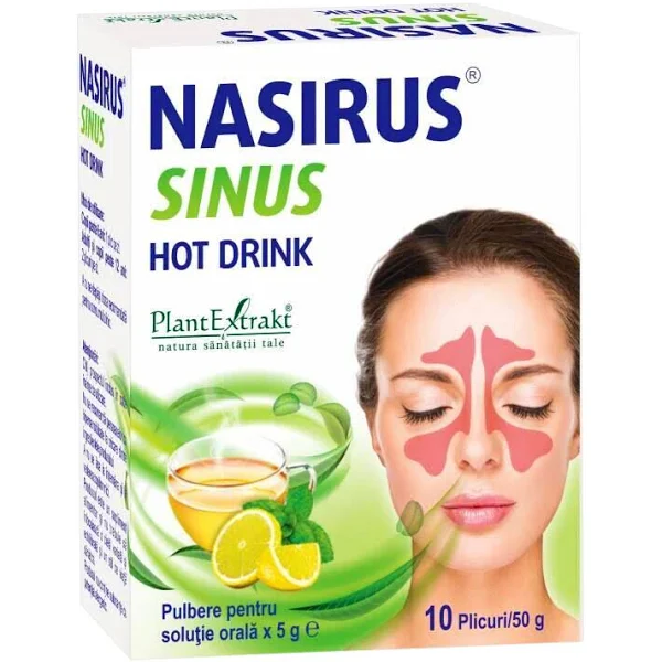 Nasirus Sinus Hot drink pulb sol orala, 10plicuri [1]