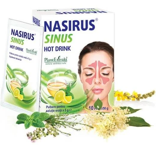 Ameliorare simptome - Nasirus Sinus Hot drink pulb sol orala, 10plicuri