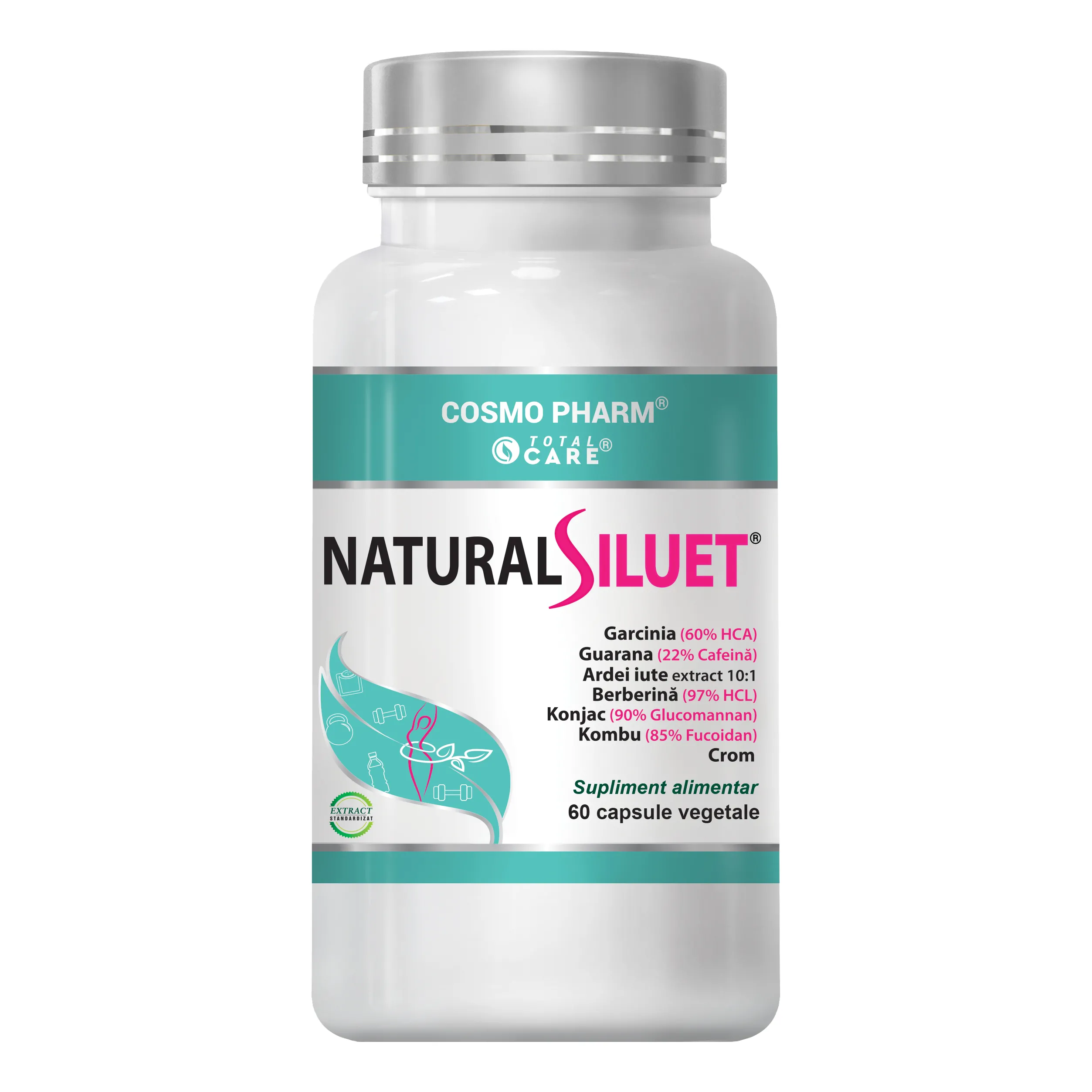 Slabire, detoxifiere - NATURAL SILUET, 60 capsule
