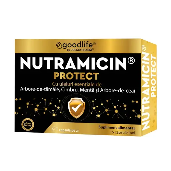 SUPLIMENTE ALIMENTARE - Nutramicin Protect , 15 capsule