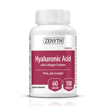 Alte categorii - Hyaluronic Acid cu Collagen Complex, 60 capsule
