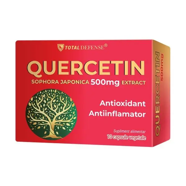 Ameliorare simptome - QUERCETIN 500 mg, 10 capsule
