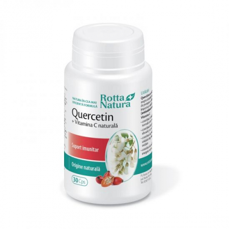 Raceala si Gripa - QUERCETIN CU VITAMINA C X30CPS