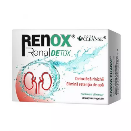SUPLIMENTE ALIMENTARE - Renox renal detox 30 capsule