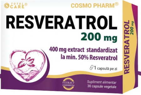 Alte categorii - Resveratrol , 200mg ,30capsule