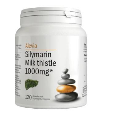 Afectiuni hepatice si biliare - Silymarin Milk thistle 1000mg x120 comprimate