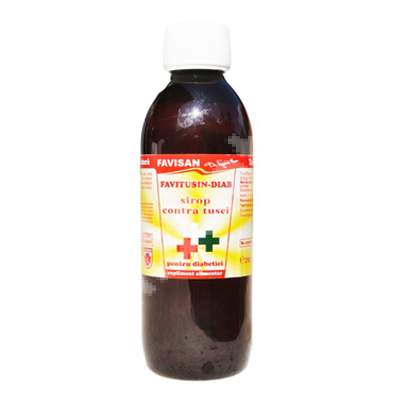 Afectiuni metabolice si diabet - SIROP FAVITUSIN  DIAB X250ML
