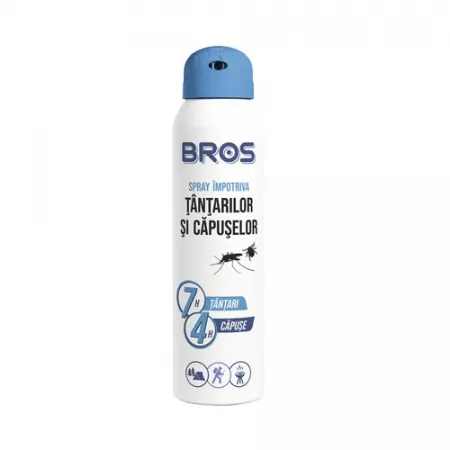 Protectie insecte si paraziti - Spray impotriva tantarilor si capuselor, 90 ml,