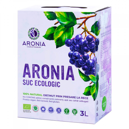 Antioxidanti - Suc de Aronia 100% Natural, Ecologic - 3L