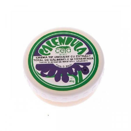 Creme și unguente - Unguent cu gălbenele și tătăneasă , 40g