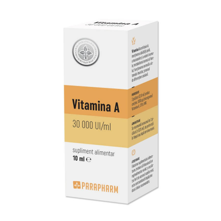 Alte categorii - Vitamina A 30000 UI/ml, 10 ml,