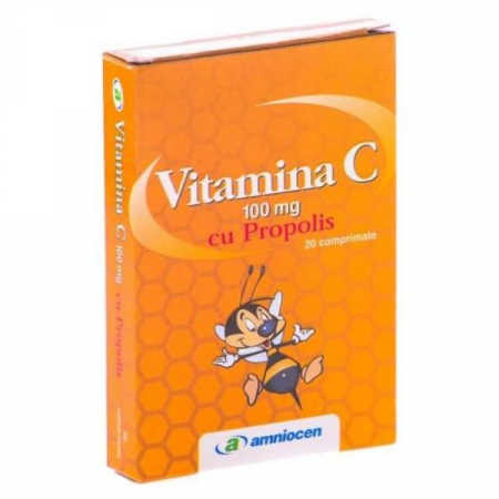 Vitamina C 100mg propolis , 20tablete