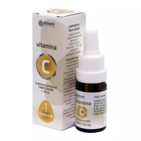 Imunitate - Vitamina C, solutie orala, 10 ml,Renans