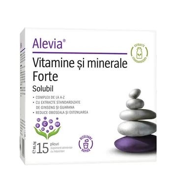 SUPLIMENTE ALIMENTARE - Vitamine si minerale Forte, 15 plicuri,