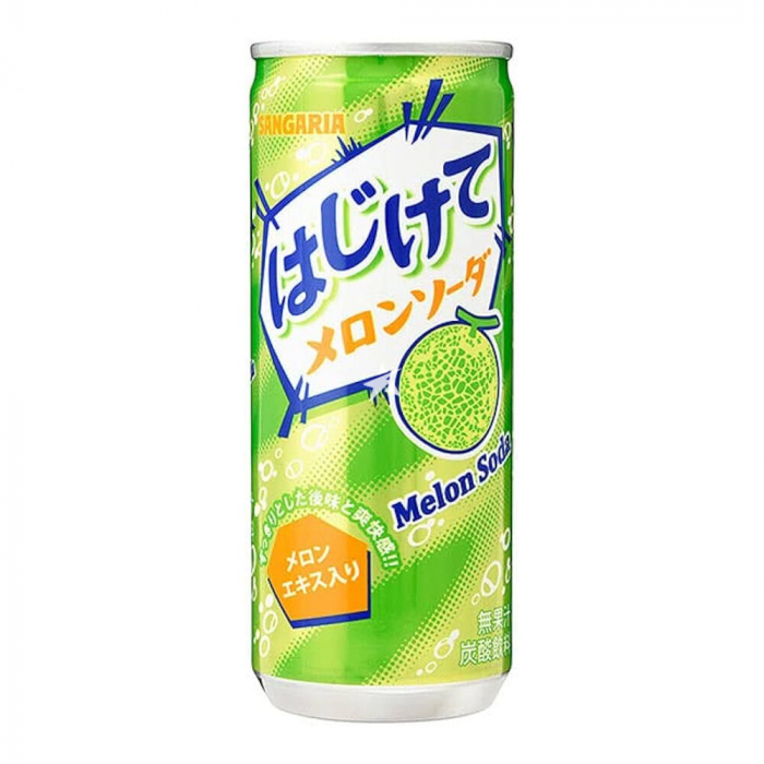 Buratto Melon Soda with watermelon, 250g can [1]