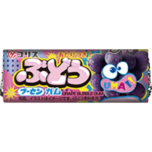 Fusen Grape Chewing Gum 11g [1]