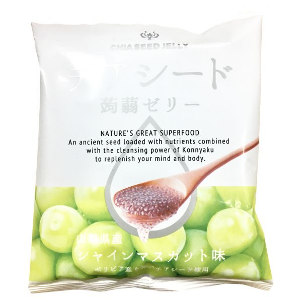 Chia Seed Konnyaku Shine Muscat Jelly 165g [1]